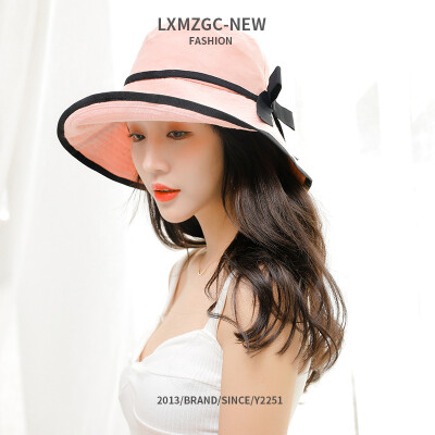 Womens new hat bow binding all kinds of fishermans hat outdoor travel sunscreen sun hat flat roof cornice hat
Womens new hat bow binding all kinds of fishermans hat outdoor travel sunscreen sun hat flat roof cornice hat