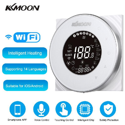 KKmoon Digital Water Heating Thermostat with WiFi Connection & Voice Control Energy Saving AC 95-250V 5A Touchscreen LCD Display R
KKmoon Digital Water Heating Thermostat with WiFi Connection & Voice Control Energy Saving AC 95-250V 5A Touchscreen LCD Display R