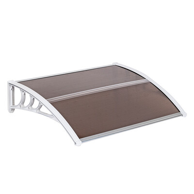 40" x 30" Household Application Door & Window Rain Cover Eaves Canopy Brown Board & White Holder
40" x 30" Household Application Door & Window Rain Cover Eaves Canopy Brown Board & White Holder