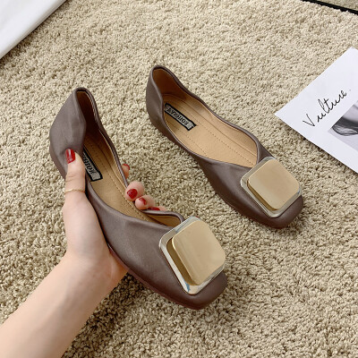 Summer flat-bottom square-head single-shoe womens shallow-mouth soft bottom flat&bean-bean shoes retro-comfortable grandmas
Summer flat-bottom square-head single-shoe womens shallow-mouth soft bottom flat&bean-bean shoes retro-comfortable grandmas