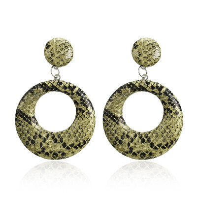 New Fashion Big Round Geometric Drop Earrings for Women Punk Vintage Statement Earrings Snake Skin Party Jewelry Gift
New Fashion Big Round Geometric Drop Earrings for Women Punk Vintage Statement Earrings Snake Skin Party Jewelry Gift