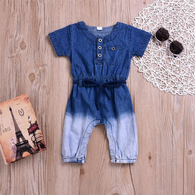 Newborn Baby Girls Boys Denim Romper Gradient Jeans Jumpsuit Baby Clothing roupas infantis menina
Newborn Baby Girls Boys Denim Romper Gradient Jeans Jumpsuit Baby Clothing roupas infantis menina