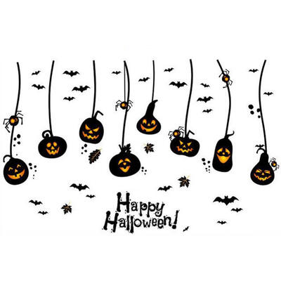 Greensen Pumpkin Lantern Pattern Wall Sticker Decal for Halloween Festival Living Room Decoration Window
Greensen Pumpkin Lantern Pattern Wall Sticker Decal for Halloween Festival Living Room Decoration Window
