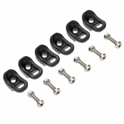 6pcs Kayak Eyelets Kit Fixed on Top for Securing Deck Line Safety Deck Fitting Kayak Accessories
6pcs Kayak Eyelets Kit Fixed on Top for Securing Deck Line Safety Deck Fitting Kayak Accessories