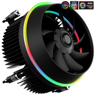 Patriot aigo disc shadow RGB Symphony Edition CPU cooler support motherboard Siam synchronization Intel platform Symphony effect down pressure mute with silicone grease
Patriot aigo disc shadow RGB Symphony Edition CPU cooler support motherboard Siam synchronization Intel platform Symphony effect down pressure mute with silicone grease
