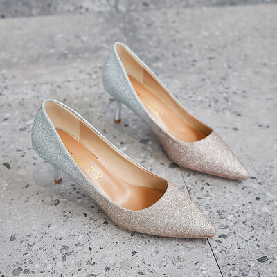 High-heeled shoes women 2019 spring&autumn new sexy thin heel pointed shallow mouth womens shoes gradually changing wedding s
High-heeled shoes women 2019 spring&autumn new sexy thin heel pointed shallow mouth womens shoes gradually changing wedding s