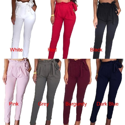 Women OL High Waist Harem Pants Summer Solid Color Pockets Causal Tights Trousers
Women OL High Waist Harem Pants Summer Solid Color Pockets Causal Tights Trousers