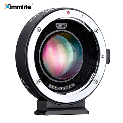 Commlite AEF-MFT Booster Auto Focus AF Lens Mount Adapter 071X Focal Reducer Enlarge Aperture USB Update for Canon EF Lens to M4
Commlite AEF-MFT Booster Auto Focus AF Lens Mount Adapter 071X Focal Reducer Enlarge Aperture USB Update for Canon EF Lens to M4