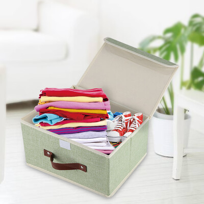 Cotton Linen Storage OrganizerFabric Folding Clothing Storage Box Home Closet Clothes Books Children Toys Organizer
Cotton Linen Storage OrganizerFabric Folding Clothing Storage Box Home Closet Clothes Books Children Toys Organizer