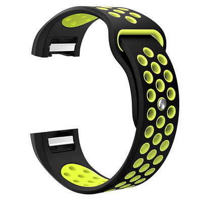 〖Follure〗Fashion Double Color Sports Silicone Bracelet Strap Band For Fitbit Charge 2 BK
〖Follure〗Fashion Double Color Sports Silicone Bracelet Strap Band For Fitbit Charge 2 BK