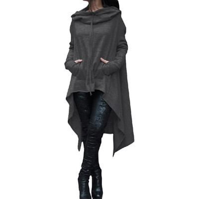 Fashion Women Hoodies Dress Hooded Neck Drawstring Asymmetric Long Sleeves Pullover Casual Sweatshirt
Fashion Women Hoodies Dress Hooded Neck Drawstring Asymmetric Long Sleeves Pullover Casual Sweatshirt