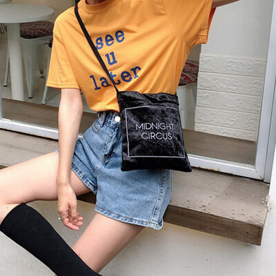 Tailored Women Ice Velvet Shoulder Bag Embroidered Letters Diagonal Bag Retro Student Bag
Tailored Women Ice Velvet Shoulder Bag Embroidered Letters Diagonal Bag Retro Student Bag