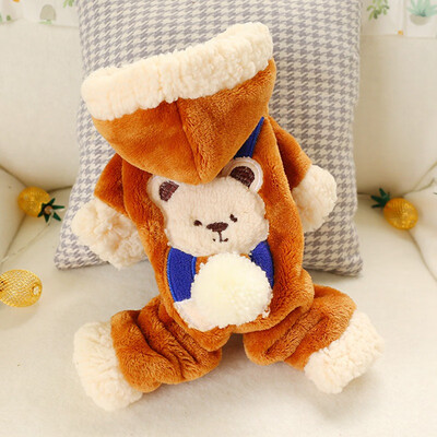 Winter Sweater Puppy Hoodies Bear Pattern Warm Dog Pet Clothes Puppy Coat Doggy Fashion Jumpsuit Apparel
Winter Sweater Puppy Hoodies Bear Pattern Warm Dog Pet Clothes Puppy Coat Doggy Fashion Jumpsuit Apparel