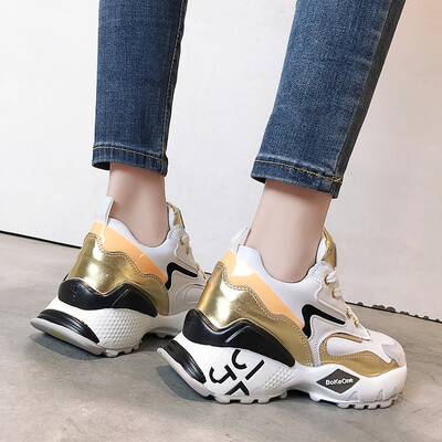 Leisure Fashion Shoes Womens Autumn Hundred Sets of Thick-soled Sports Shoes Korean Version Breathable Coloured Womens Shoes
Leisure Fashion Shoes Womens Autumn Hundred Sets of Thick-soled Sports Shoes Korean Version Breathable Coloured Womens Shoes