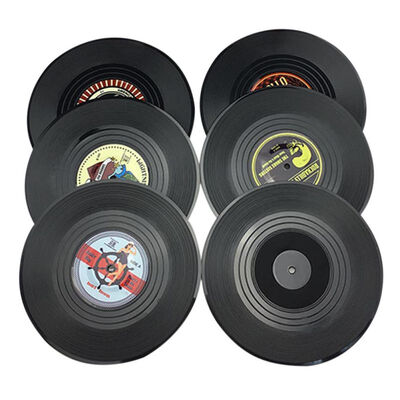 6pcs Environmental Plastic Vinyl Record Table Placemats Simple Creative Mug Coaster Heat-resistant Cup Coasters Dining Table Mat
6pcs Environmental Plastic Vinyl Record Table Placemats Simple Creative Mug Coaster Heat-resistant Cup Coasters Dining Table Mat
