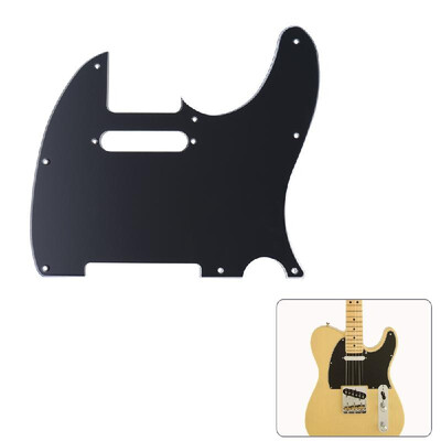 Pickguard Pick Guard 3Ply Construction for Telecaster Standard Modern Style Electric Guitar Black
Pickguard Pick Guard 3Ply Construction for Telecaster Standard Modern Style Electric Guitar Black