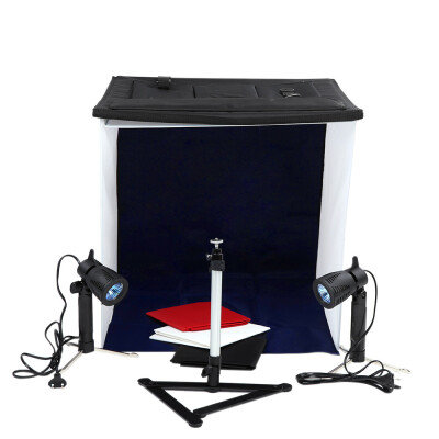 60cm 24" Photo Studio Square Light Tent Kit Folding Square Light Tent 50W Halogen Lamps EU Plug Rotatable Ball Head Copy
60cm 24" Photo Studio Square Light Tent Kit Folding Square Light Tent 50W Halogen Lamps EU Plug Rotatable Ball Head Copy