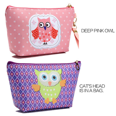 Owl Handmade Bag Storage Toiletry Woodland Cartoon Leather Makeup Pouch Women Waterproof Purses
Owl Handmade Bag Storage Toiletry Woodland Cartoon Leather Makeup Pouch Women Waterproof Purses