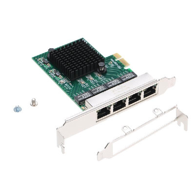 Network Server Card 4 Ports Gigabit 1000M PCI-E Ethernet Adapter Support PCI- EX1X4X8X16
Network Server Card 4 Ports Gigabit 1000M PCI-E Ethernet Adapter Support PCI- EX1X4X8X16