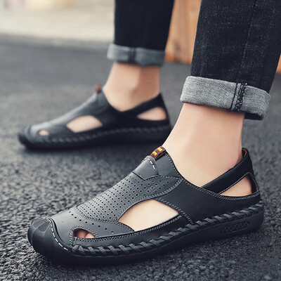Summer hollow hole casual shoes mens non-slip soft bottom driving shoes youth work English business leather sandals
Summer hollow hole casual shoes mens non-slip soft bottom driving shoes youth work English business leather sandals