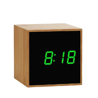 Digital LED Bamboo Alarm Clock Wooden Square Clock Multifunctional Noiseless Mirror Clock
Digital LED Bamboo Alarm Clock Wooden Square Clock Multifunctional Noiseless Mirror Clock