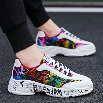 Ins Super Hot Mens Tide shoes Korean version 100 thick-soled Dad shoes Spring Leisure Sports shoes running shoes graffiti
Ins Super Hot Mens Tide shoes Korean version 100 thick-soled Dad shoes Spring Leisure Sports shoes running shoes graffiti