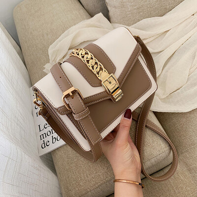 Summer bag handbag 2019 new Korean version of the tide fashion wild shoulder Messenger bag female simple contrast color small square bag
Summer bag handbag 2019 new Korean version of the tide fashion wild shoulder Messenger bag female simple contrast color small square bag