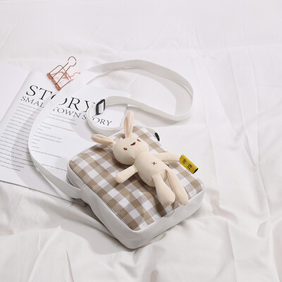 Rabbit small bag female 2019 new ins foreign girl plaid shoulder bag Korean cute canvas messenger bag
Rabbit small bag female 2019 new ins foreign girl plaid shoulder bag Korean cute canvas messenger bag