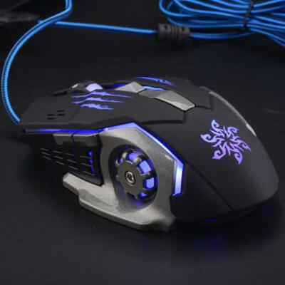 Ergonomic Optical Wired Gaming Mouse LED Luminous 6 Keys Program Mice COOL Iron Base For Dota 2 LOL Gamer For PC Laptop
Ergonomic Optical Wired Gaming Mouse LED Luminous 6 Keys Program Mice COOL Iron Base For Dota 2 LOL Gamer For PC Laptop