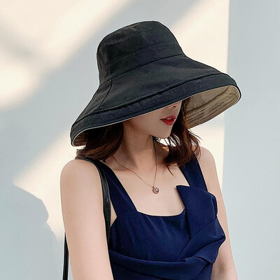 Fashion Women Bucket Hat Caps Fisherman Sun Visor Floppy Cap Vacation Wide Brim Foldable Sun-Proof Hats
Fashion Women Bucket Hat Caps Fisherman Sun Visor Floppy Cap Vacation Wide Brim Foldable Sun-Proof Hats