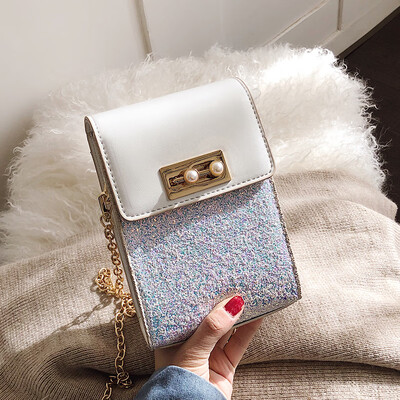 Small bag female 2019 new fashion sequins chain shoulder mobile phone bag ins super fire wild Messenger small square bag
Small bag female 2019 new fashion sequins chain shoulder mobile phone bag ins super fire wild Messenger small square bag