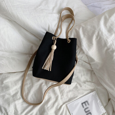 Tailored Female Bag Canvas Small Bag Student Messenger Bag Shoulder Portable Bucket Bag
Tailored Female Bag Canvas Small Bag Student Messenger Bag Shoulder Portable Bucket Bag