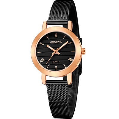 GENEVA Small Dial Watch Fashion Female Clocks Women Luxury Stainless Steel Dress Quartz Wristwatch Elegant Lady Silver Watches
GENEVA Small Dial Watch Fashion Female Clocks Women Luxury Stainless Steel Dress Quartz Wristwatch Elegant Lady Silver Watches