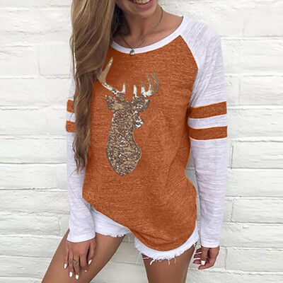 Nomeni Festival Christmas Womens Reindeer Blouses T-shirt Xmas Long Sleeve Tops BKL
Nomeni Festival Christmas Womens Reindeer Blouses T-shirt Xmas Long Sleeve Tops BKL