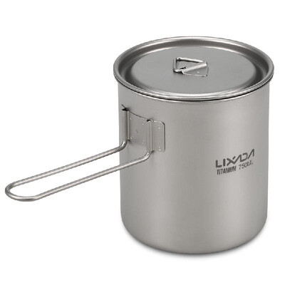 Lixada 750ml Camping Titanium Pot Water Cup with Detachable Handle Outdoor Tableware Picnic Cookware
Lixada 750ml Camping Titanium Pot Water Cup with Detachable Handle Outdoor Tableware Picnic Cookware