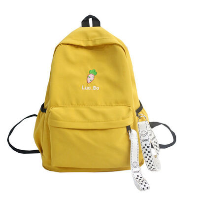 Simple pure color girl backpack men&women high-capacity school style Joker student bag campus backpack tide
Simple pure color girl backpack men&women high-capacity school style Joker student bag campus backpack tide