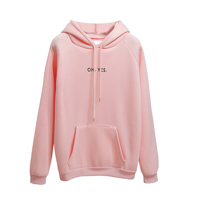 Nomeni Womens Long Sleeve Oh Yes Print Hoodie Sweatshirt Hooded Pullover Tops Blouse
Nomeni Womens Long Sleeve Oh Yes Print Hoodie Sweatshirt Hooded Pullover Tops Blouse