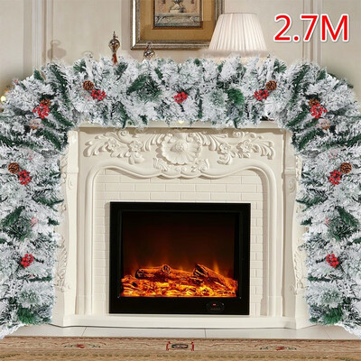 New 27M18M Garland Christmas Red Fruit Pine Cone Decoration Pine Xmas Festive Wreath Stairs Fireplace
New 27M18M Garland Christmas Red Fruit Pine Cone Decoration Pine Xmas Festive Wreath Stairs Fireplace