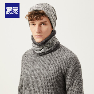 ROMON ROMON autumn&winter hat men trend wild warm neck set wool hat plus velvet knit hat windproof cap combination gray
ROMON ROMON autumn&winter hat men trend wild warm neck set wool hat plus velvet knit hat windproof cap combination gray