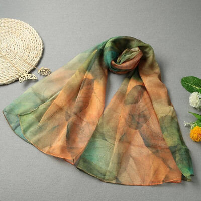 New Fashion Women Leaf Printed Scarf Gradient Color Long Chiffon Shawl Elegant Cape Pashmina
New Fashion Women Leaf Printed Scarf Gradient Color Long Chiffon Shawl Elegant Cape Pashmina