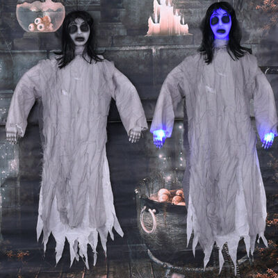 Scary Sound Light Hanging Ghost Haunted House Bar Halloween Party Props Decor
Scary Sound Light Hanging Ghost Haunted House Bar Halloween Party Props Decor