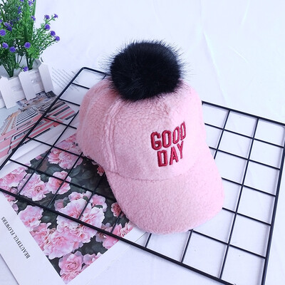 Childrens hat autumn&winter baseball cap solid color wool ball girls cap cap babys cold hat Chinese childrens Korean Trend
Childrens hat autumn&winter baseball cap solid color wool ball girls cap cap babys cold hat Chinese childrens Korean Trend