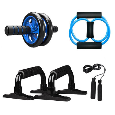 5-in-1 AB Wheel Roller Kit Spring Exerciser Abdominal Press Wheel Pro with Push-UP Bar Jump Rope&Knee Pad Portable Equipment f
5-in-1 AB Wheel Roller Kit Spring Exerciser Abdominal Press Wheel Pro with Push-UP Bar Jump Rope&Knee Pad Portable Equipment f