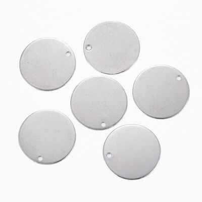 304 Stainless Steel Blank Stamping Tag Pendants Flat Round Stainless Steel Color 20x05mm Hole 15mm
304 Stainless Steel Blank Stamping Tag Pendants Flat Round Stainless Steel Color 20x05mm Hole 15mm