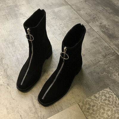 Fairy Wind Martin Boots British Wind Autumn European&American fashion street pat thick-heeled temperament boots
Fairy Wind Martin Boots British Wind Autumn European&American fashion street pat thick-heeled temperament boots