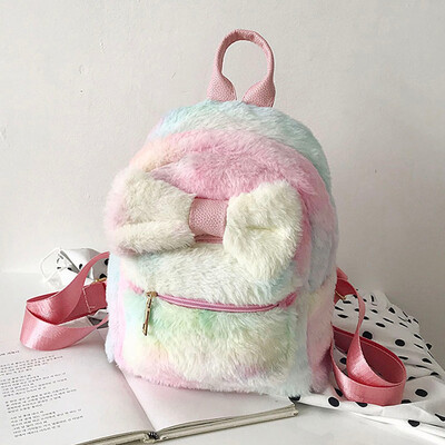 Tailored Fashion Women Plush Bow Shoulder Bag Backpack Students Messenger Bag Travel Bag
Tailored Fashion Women Plush Bow Shoulder Bag Backpack Students Messenger Bag Travel Bag