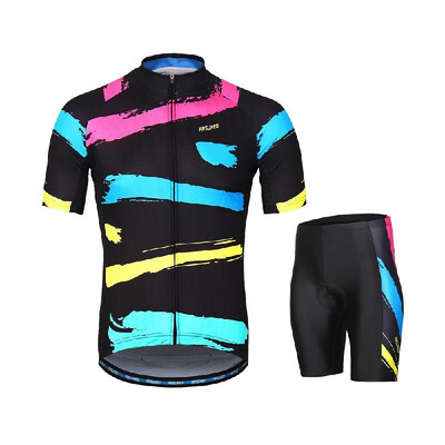 ARSUXEO Mens Cycling Clothing Set Short Sleeve Set Quick-dry Shirt 3D Cushion Padded Short Pants
ARSUXEO Mens Cycling Clothing Set Short Sleeve Set Quick-dry Shirt 3D Cushion Padded Short Pants
