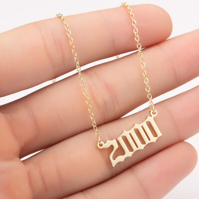Sale Custom Jewelry Special Date Year Number Necklace for Women from 1980 to 2002 Personalized Collares Necklaces
Sale Custom Jewelry Special Date Year Number Necklace for Women from 1980 to 2002 Personalized Collares Necklaces
