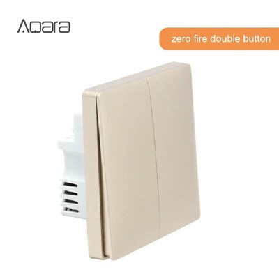 Aqara QBKG12LM Wall Switch Intelligent Home Switching Remote Control Home Kit Mi Home AppZero Line And Fire Wire Double Key Versi
Aqara QBKG12LM Wall Switch Intelligent Home Switching Remote Control Home Kit Mi Home AppZero Line And Fire Wire Double Key Versi