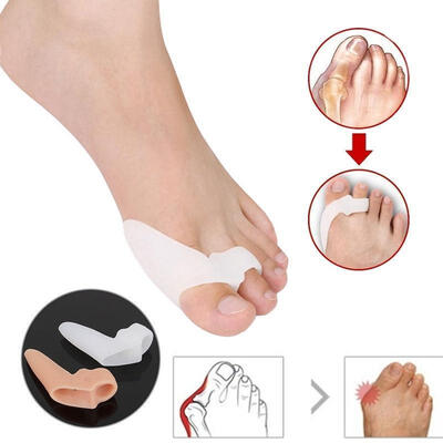 2pcs Soft Bunion Protector Toe Straightener Toe seperating Toe Gel Separators Eases Foot Pain
2pcs Soft Bunion Protector Toe Straightener Toe seperating Toe Gel Separators Eases Foot Pain
